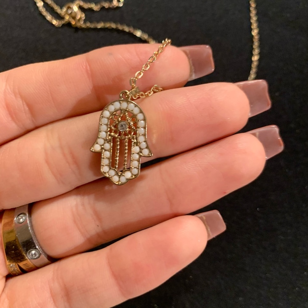 Hamza hand necklace